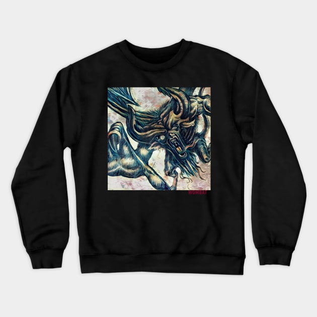 Dr. Demon Crewneck Sweatshirt by WombatMoon